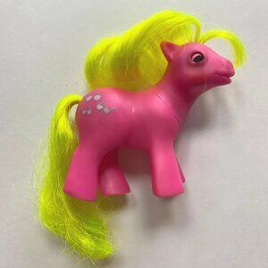 My Little Pony BBE Beddy Eye Shady MLP G1 Hot Pink Moving Eyes
